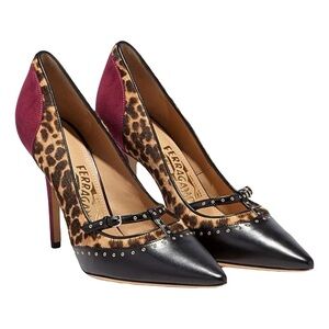 Salvatore Ferragamo Lienna Studded Pumps Size 7